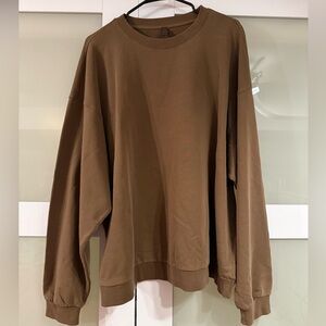 Skims Terry Fleece Relaxed Crewneck Oxide